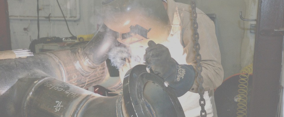 Employee welding